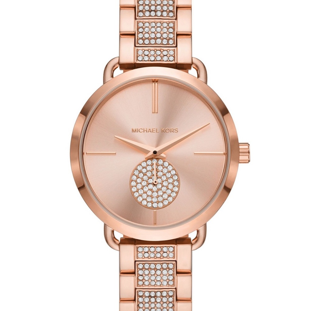 Micheal Koran- Rose Gold Stainless Steal Bracelet Watch